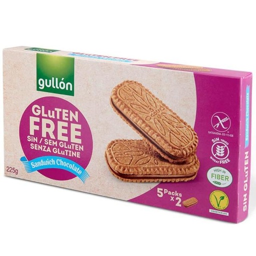 [8410376061789] Gullon Gluten Free Sandwich Chocolate 225g