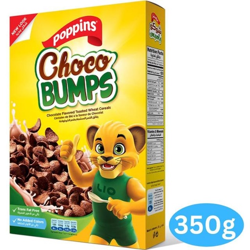 [5281128604379] Poppins Choco Bumps 350g