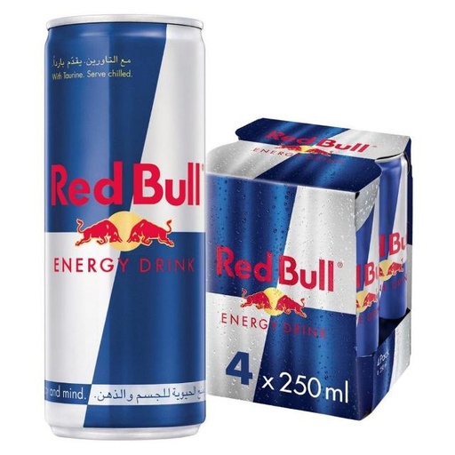 [9002490100490] Red Bull Energy Drink 4 x 250ml