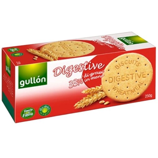 [8410376055498] Gullon Digestive 33% Low Fat Cookies, 250g