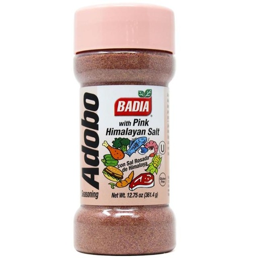 [033844012250] Badia Adobo With Pink Himalayan Salt 361.4g