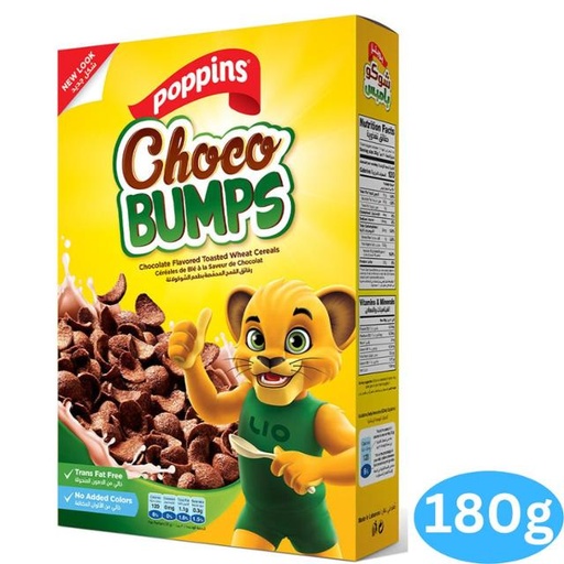 [5281128605024] Poppins Choco Bumps 180g