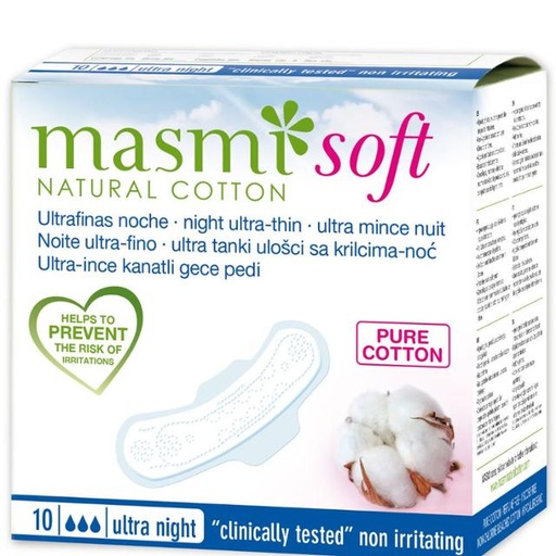[8432984000585] Masmi Natural Cotton Ultra Night With Wings 10