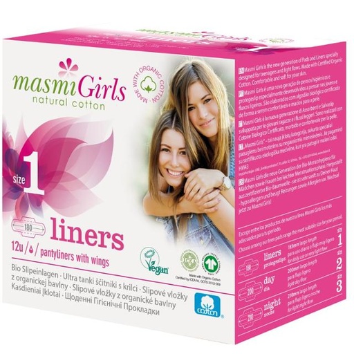 [8432984001629] Masmi Natural Cotton Size 1 - 12's