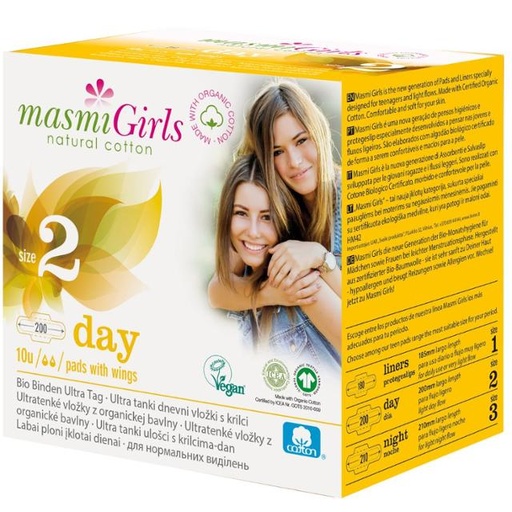 [8432984001636] Masmi Natural Cotton Size 2 10's