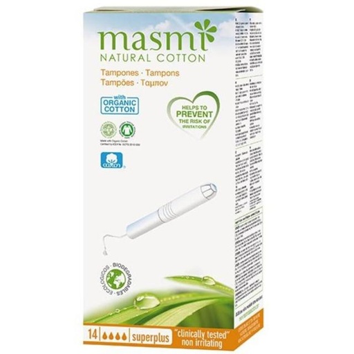 [8432984000295] Masmi Natural Cotton Tampons 14's