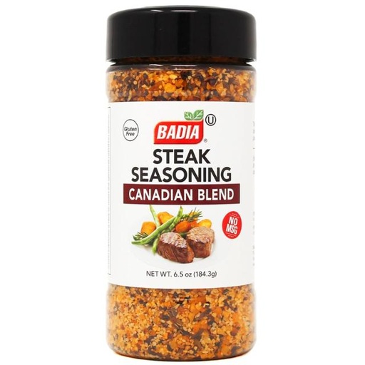 [033844007409] BADIA STEAK SEASONING CANADIAN BLEND – 184.3g