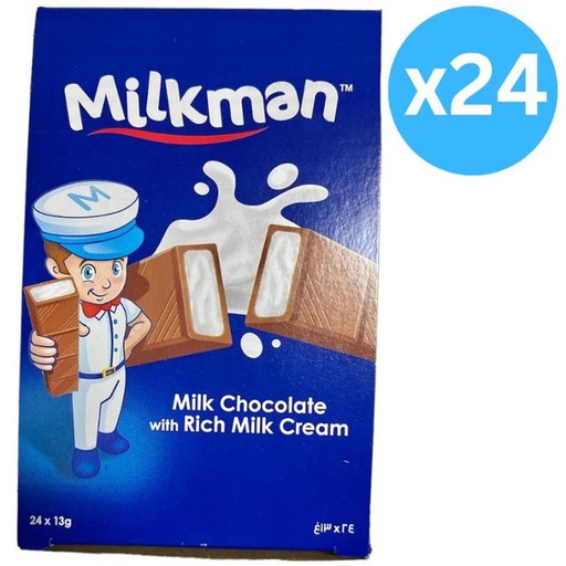 [6291003087363] Milkman Chocolate With rich Milk Cream 13g x 24pcs