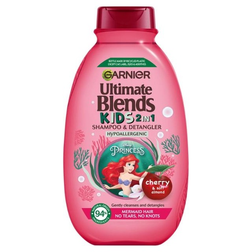 [3600542511988] Garnier Ultimate Blends 2-in-1 Kids Cherry & Almond No Tears Shampoo 250ml