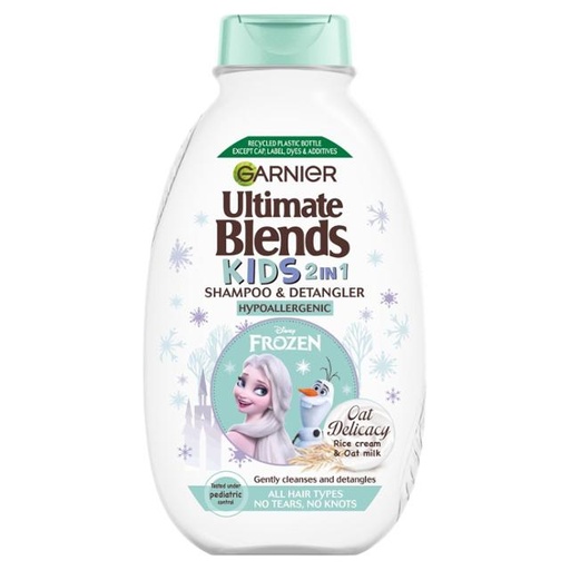 [3600542512008] Garnier Ultimate Blends 2-in-1 Kids Oat Milk & Rice Cream No Tears Shampoo 250ml