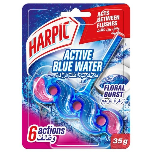 [6295120047842] Harpic Active Fresh Power 6 Toilet Cleaner Floral Burst 35g
