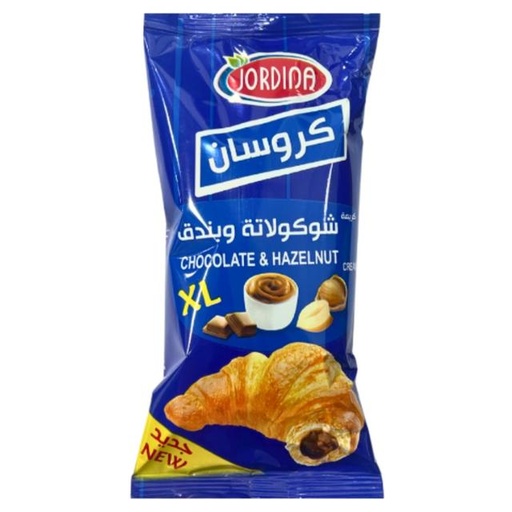 [6253002410849] Jordina Chocolate & Hazelnut Cream Croissant 35g