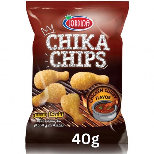 [6253002400383] Jordina Chips Chicken Flavor 40g