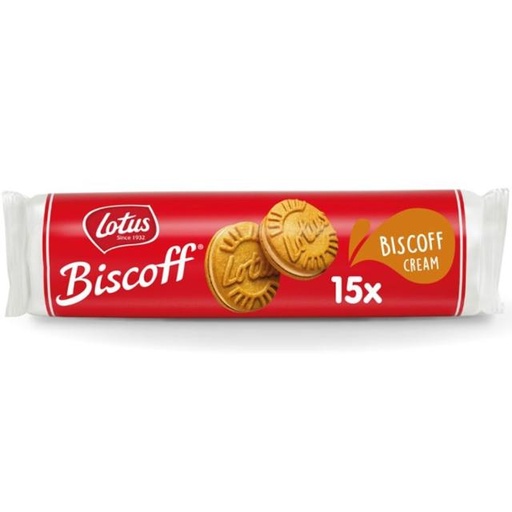 [5410126006360] Lotus Biscoff Sandwich Cookie Biscoff Cream, Cookie Butter Flavor Filling Biscuits 150g