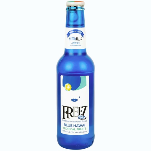 [762571500197] Freez Blue Hawaii Tropical Fruits Carbonated Mix Drink 275ml
