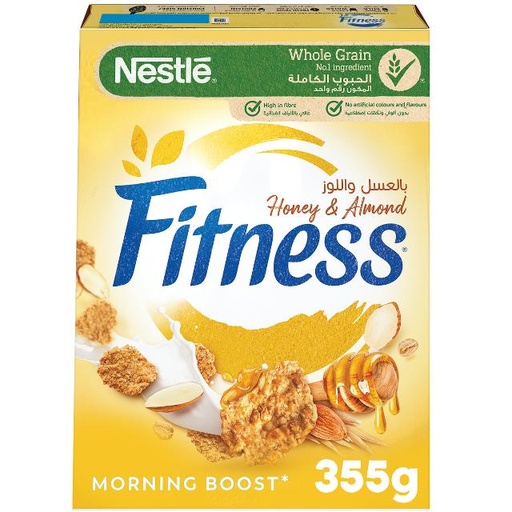 [7613032309459] Nestle Fitness Honey & Almond Cereal 355g