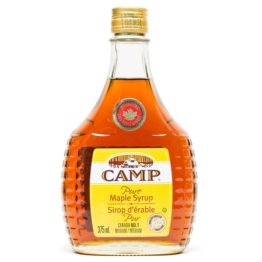 [055526093753] Camp 100% Pure Organic Maple Syrup Canadian Grade A, 375mL