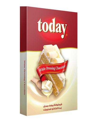 [0585620468206] Today Dressing Chocolate - White 250g