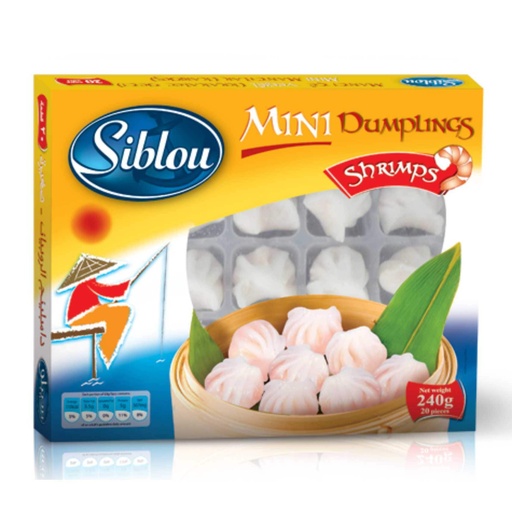 [5285000830726] Siblou Shrimp Dumplings 240 g