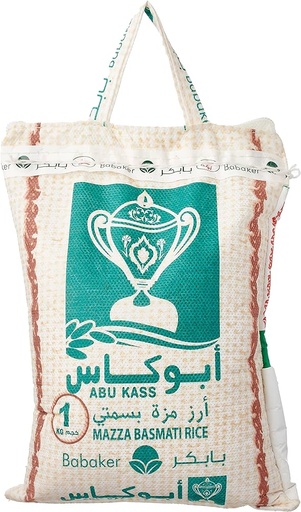 [6281100411109] Abu Kas Basmati Indian Rice 1Kg