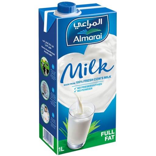 [6281007034029] Al Marai Milk Full Fat 1L
