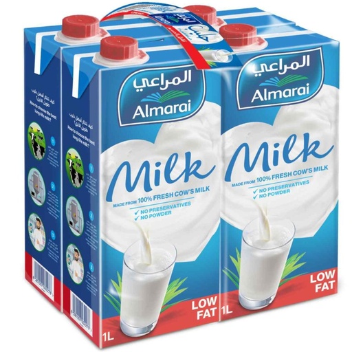[6281007042611] Al Marai Milk LF 1L * 4pcs