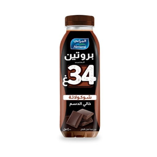 [6281007061261] Al Marai Protein Milk Chocolate Fat Free 400ml
