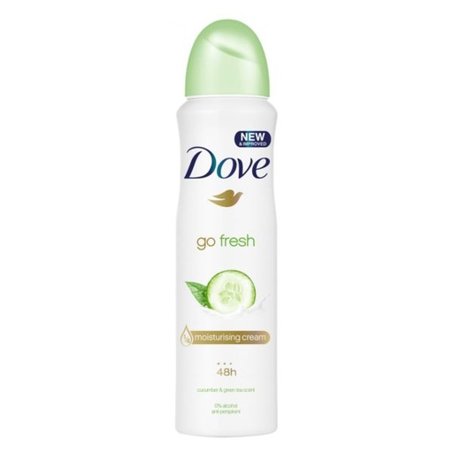 [8717163004869] Dove GO FRESH Deodorant Spray Cucumber & Green Tea 250 ML