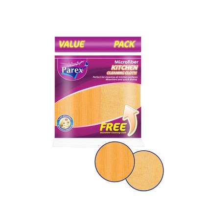 [8699971790120] Parex, Cleaning Cloth, Microfiber For Kitchen 2pcs