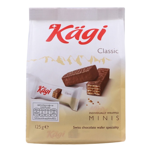 [7610046125655] Kagi Mini Chocolate Wafer 125g
