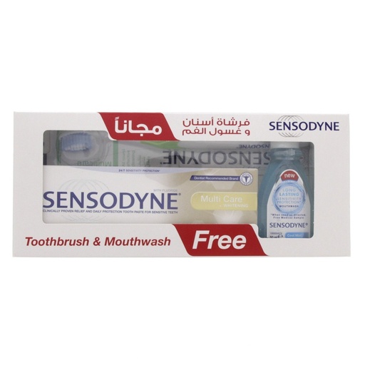[6805699954726] Sensodyne Multi Care Toothpaste 75 ml + FREE Toothbrush 