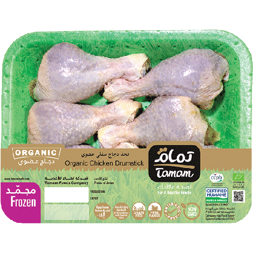 [6253006561455] Tamam Frozen Organic Chicken Drumstick 550g