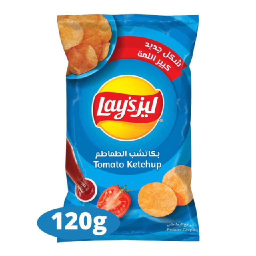 [6281036002105] Lays Potato Chips Ketchup 110g