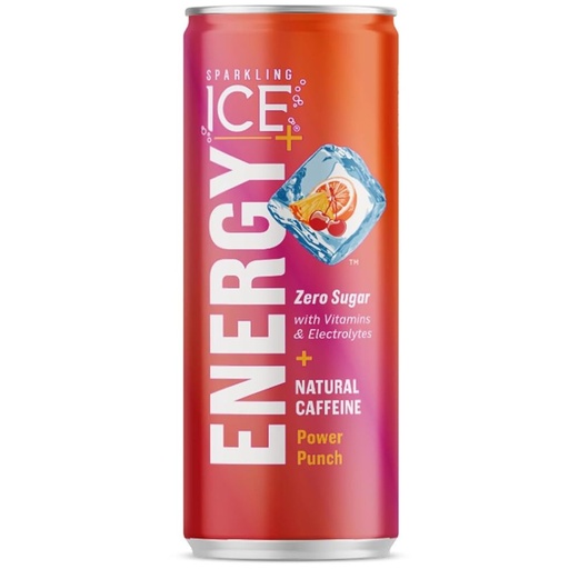 [016571958626] Sparkling Ice + ENERGY Power Punch Zero Sugar 355ml
