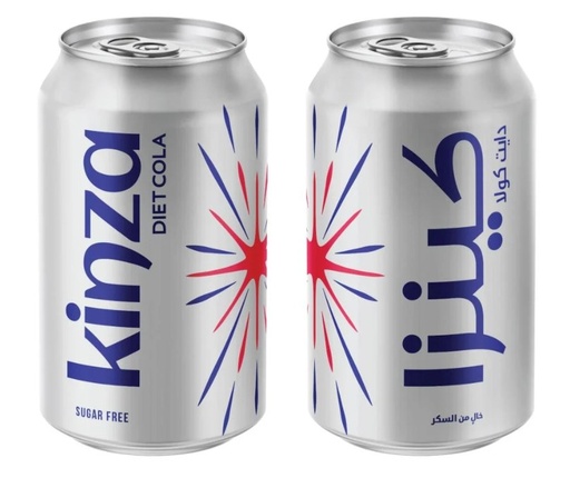 [6287034101314] Kinza Drink Cola Diet 320ml