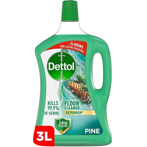 [6295120045725] Dettol Pine Antibacterial Power Floor Cleaner 3L