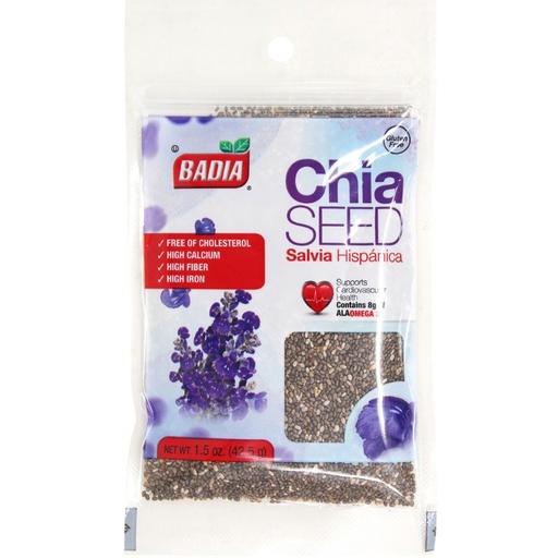 [033844000455] Badia CHIA SEED – 42.5g