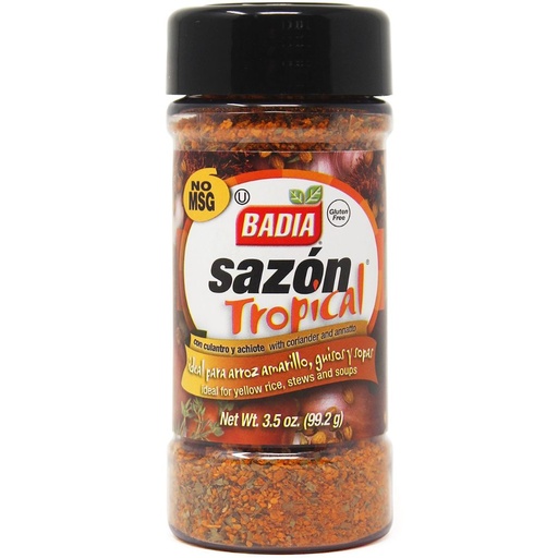 [033844001292] Badia Sazon Tropical 99.2g 