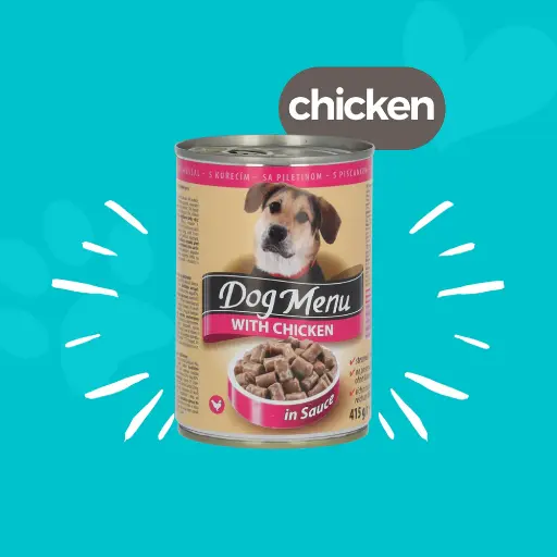 [9120041363214] Dog Menu With Chicken 415g