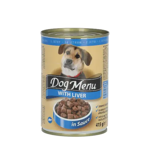 [9120041363177] Dog Menu With Liver 415g