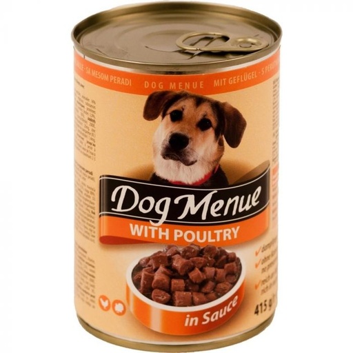 [9120041363139] Dog Menu With Poultry 415g