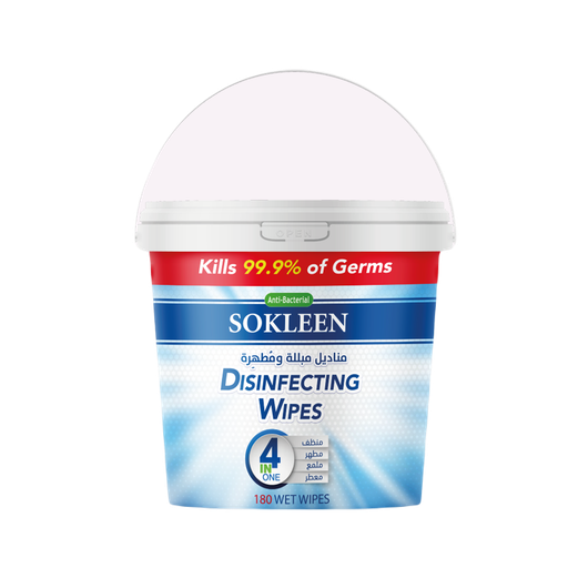 [6251059905264] Sokleen Disinfecting Wipes 180pcs