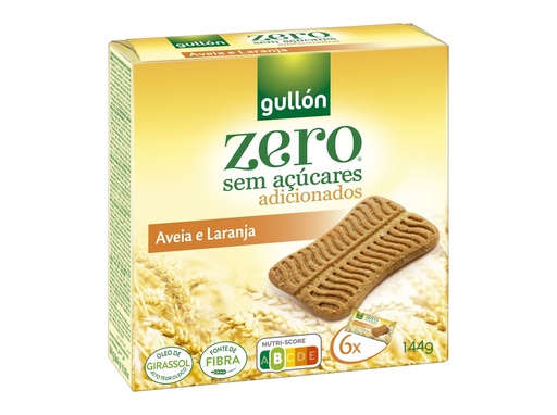 [8410376037845] Gullon Biscuit Aveia Laranja Zero Sugar 144g