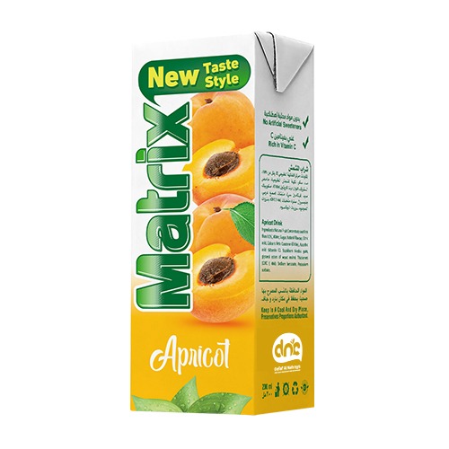 [6253506682537] Matrix Apricot Juice 200ml × 6