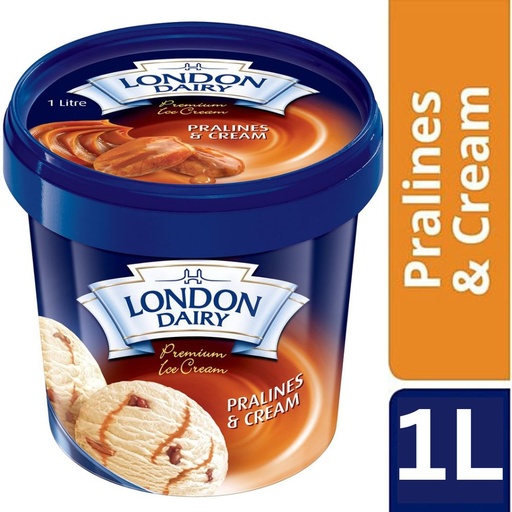 [6291003096440] London Dairy Pralines & Cream 1L