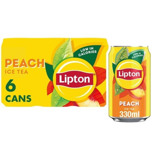 [6281006710085] Lipton Ice Tea Peach 330ml x 6