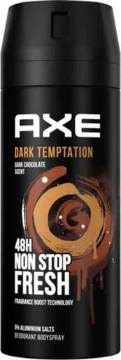 [7791293041070] Axe Dark Temptation Deodorant Body Spray, 150ml 