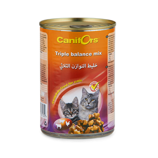 [8719689033132] Canifors Cat Food Triple Balance Mix 410g 