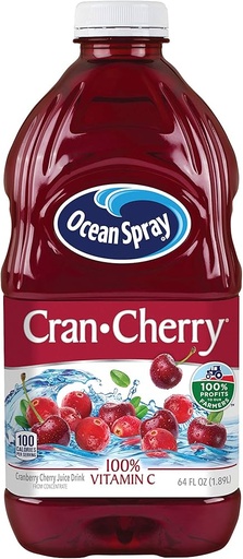 [031200330277] Ocean Spray Cran-Cherry Cranberry Cherry Juice Drink, 1.89L