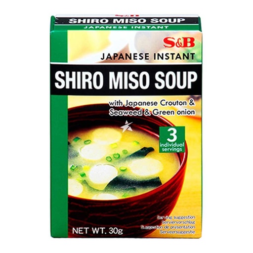 [4901002141721] Miso soup with shiro (3 servings) - 30 g